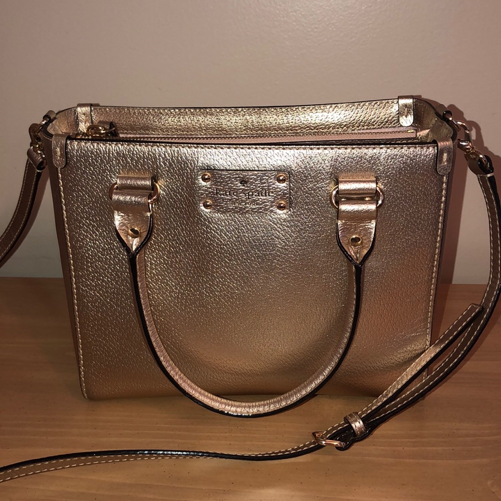 Kate Spade Gold open top bag